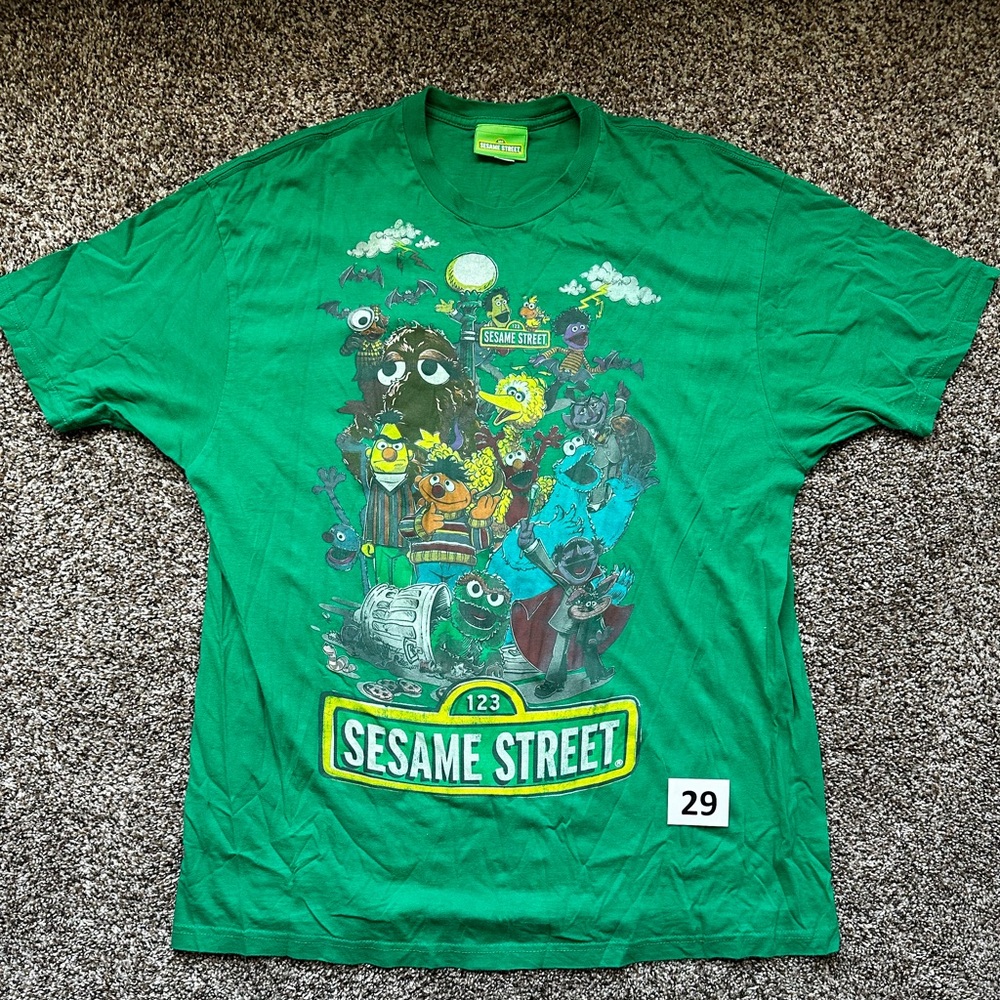 vintage sesame street tshirt